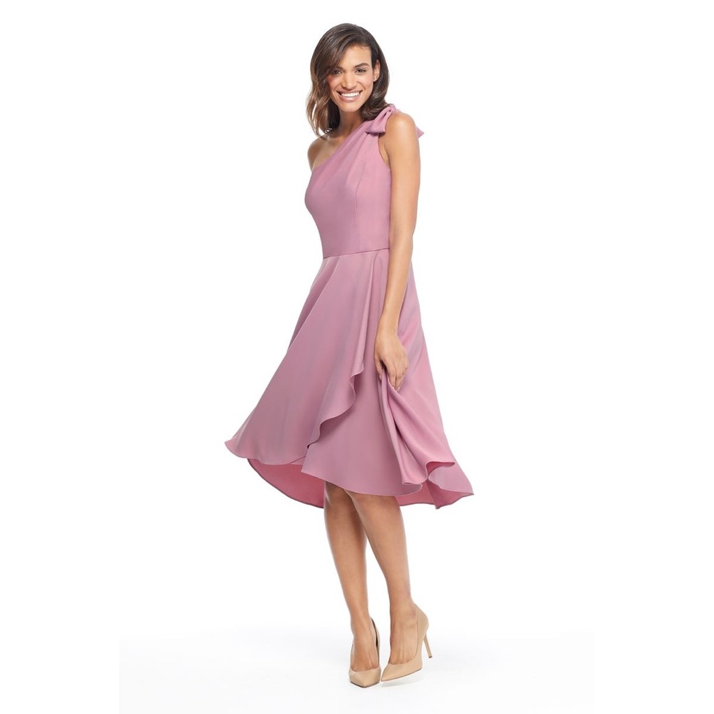 Gal meets Glam Octavia Crepe One-shoulder Dress-4